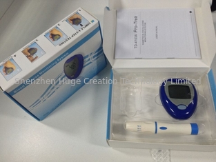 Trung Quốc Bệnh nhân đa u xơ tử cung Glucose Monitor với băng xét nghiệm 50pcs và bút máu nhà cung cấp