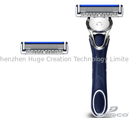 Trung Quốc SVA1000 Blue Color multi blade razor , shaving safety razor with Two Cartridges nhà cung cấp