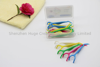 Trung Quốc 16 Pcs Pack Dental Floss Picks Toothpicks , Stick Oral Clean Care Flosser Sword nhà cung cấp