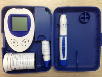 Trung Quốc Gói Hộp Màu Hộp Bệnh tiểu đường Glucose Meter với Dải thử nghiệm 25pcs nhà phân phối